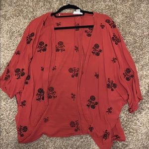 forever 21 red kimono